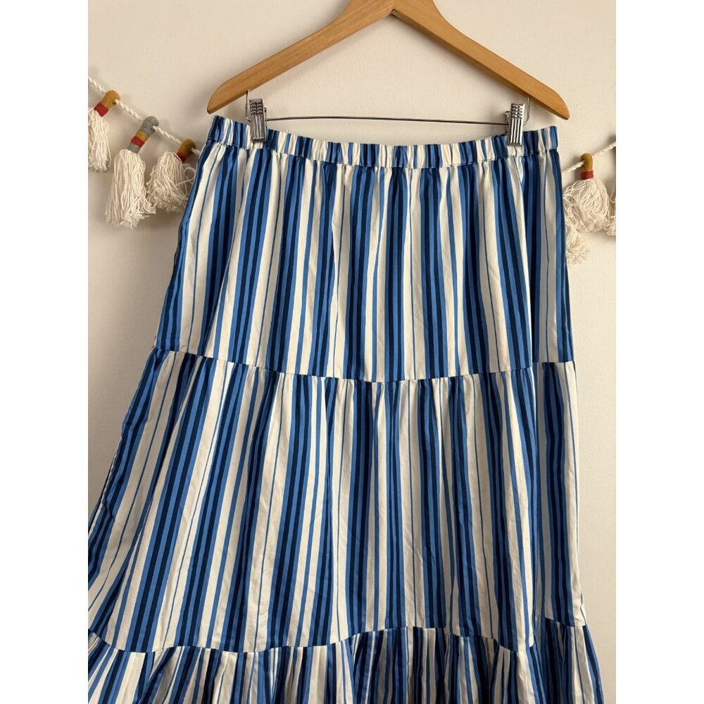 Revolve Solid & Striped Addison Midi Skirt In Mar… - image 5